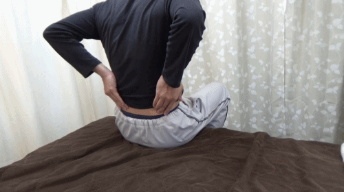 ぎっくり腰の時のセルフ動体療法